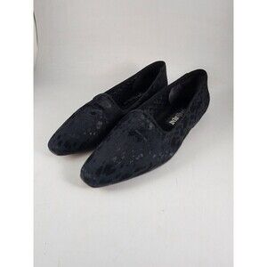 Yves Saint Laurent YSL Loafers Flats Shoes Womens Size 9-1/2 M US Black